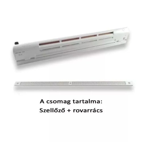 Aereco szellőző EMM 716+DPO390 rács